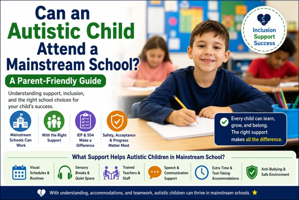 Can an Autistic Child Attend a Mainstream School